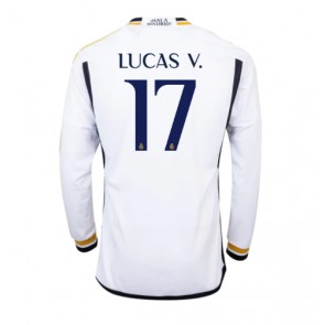 Real Madrid Lucas Vazquez #17 Domaci Dres 2023-24 Dugim Rukavima